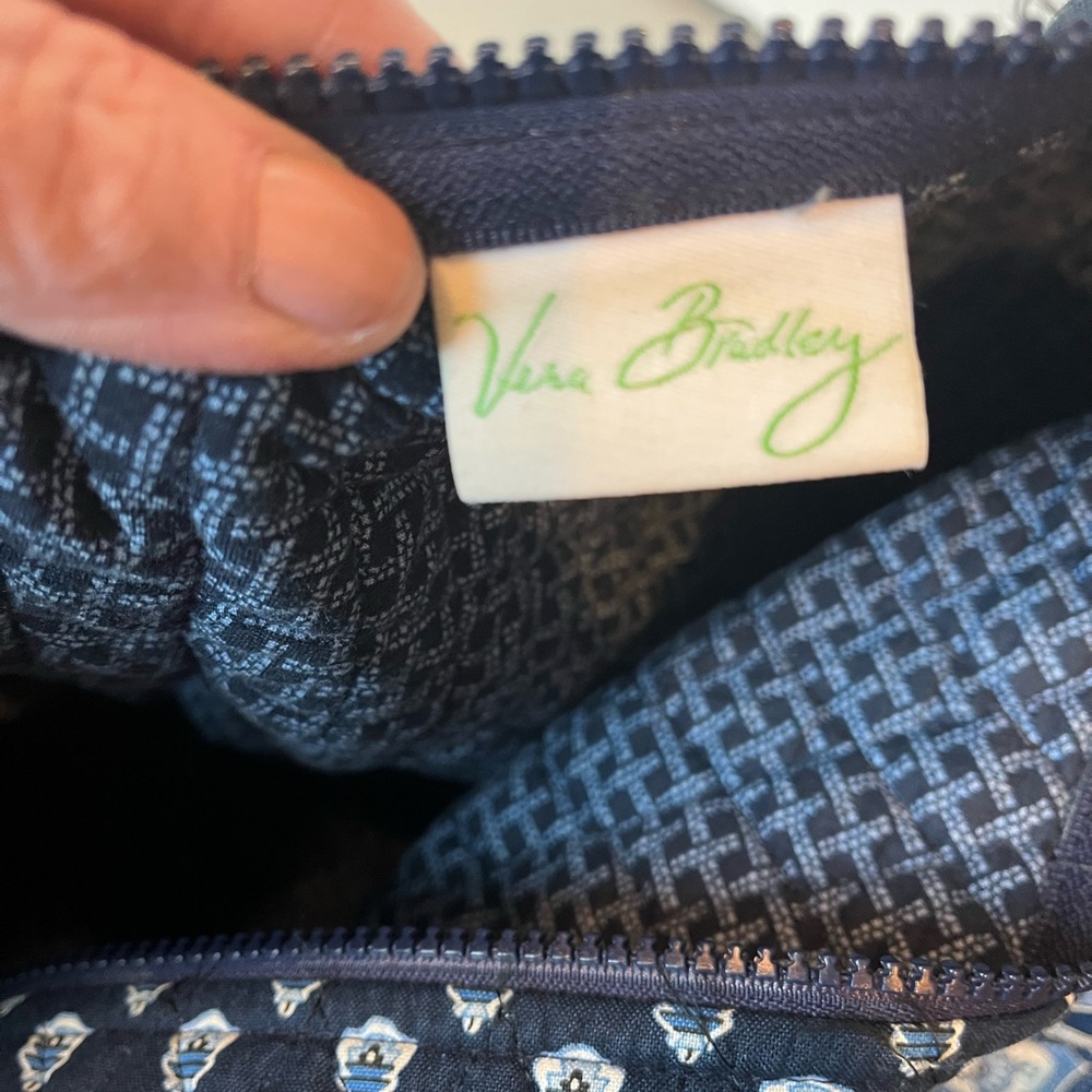 Vera Bradley Blue Patterned Duffle Bag